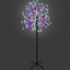 NETTA 6FT Cherry Blossom Tree with 300 LED Lights, Suitable for Indoor and Outdoor Use - Multi-Colour