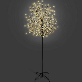 NETTA 6FT Cherry Blossom Tree with 300 LED Lights, Suitable for Indoor and Outdoor Use - Warm White