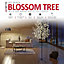 NETTA 6FT Cherry Blossom Tree with 300 LED Lights, Suitable for Indoor and Outdoor Use - Warm White