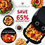 NETTA 7.2L Manual Air Fryer - Adjustable Temperature Control and Timer