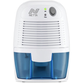 NETTA Dehumidifier 500ml Mini Air Dehumidifier for Damp, Mould, Moisture - Blue