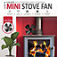 NETTA Mini Stove Fan - 4 Blades - Heat Powered - 12cm