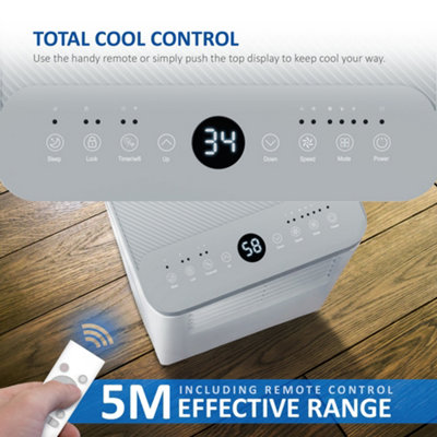 NETTA Portable 3-in-1 Air Conditioner with Dehumidifier & Cooling Fan ...
