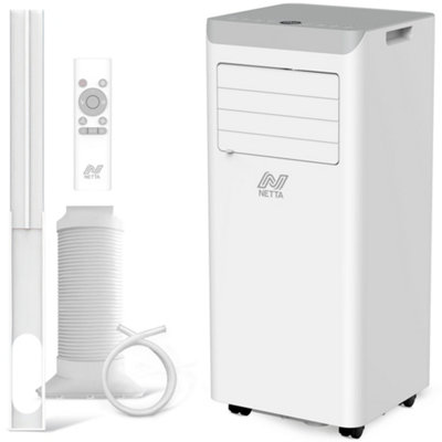 NETTA Portable 3-in-1 Air Conditioner with Dehumidifier & Cooling Fan ...