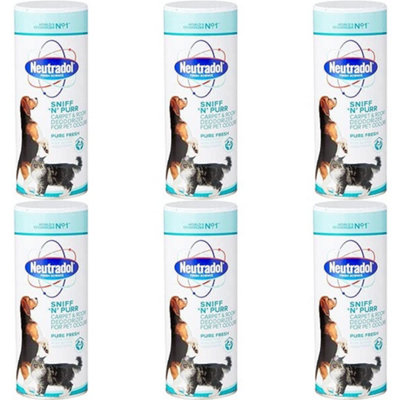 Neutradol CARPET DEODORIZER SNIF N PURR 350 g (Pack of 6) DIY at B&Q