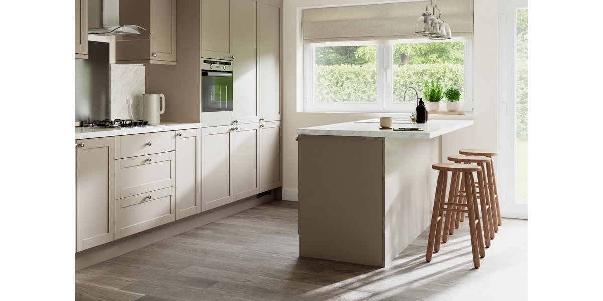 Cream kitchen island with seating hotsell