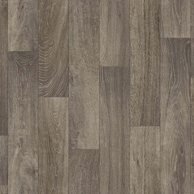 Neutral Modern Wood Effect Anti-Slip Vinyl Flooring For Bathroom ...
