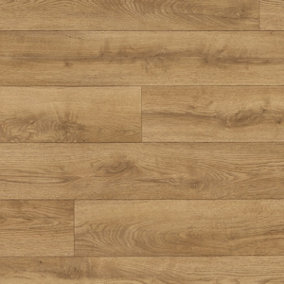 Neutral Slip-Resistant Wood Effect Contract Commercial Heavy-Duty Vinyl Flooring with 3.0mm Thickness-11m(36'1") X 3m(9'9")-33m²