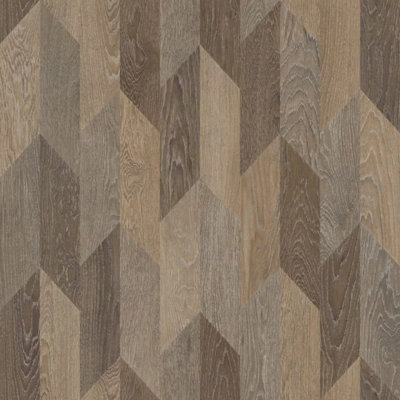 Neutral Wood Effect Vinyl Flooring, Anti-Slip Contract Commercial Vinyl Flooring with 3.5mm Thickness-5m(16'4") X 4m(13'1")-20m²