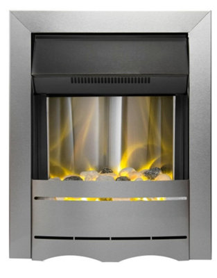 Nevada Electric Fire in Brushed Steel Price Comparisons | Compare The Build