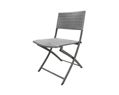 Nevada Folding Bistro Set - Grey