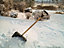 New 1.25M Snow Shovel Scooper Garden Car Spade Winter 125Cm Metal