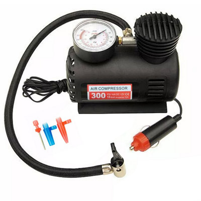 New 12v Compact Air Compressor Pump Bike Car Van Tyre Inflator Bicycle