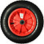 New 14" Red Sack Truck Trolley Rubber Anti Slip Wheel Barrow Tyre Steel