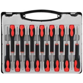 New 15 Pc Heavy Duty Telecommunication Screwdriver Set With Case