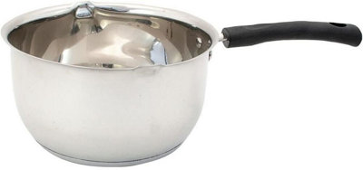 New 16cm Stainless Steel Milk Pan Handle Saucepan Milkpan Kitchen Frying Pan Cooking