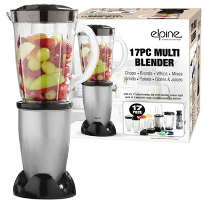 New 17pc Multi Blender Chopper Food Processor Juicer Smoothie Mixer