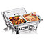 New 2 Pans Chafing Dish Set Stainless Steel 8.5l Party Cater Food Warmer Serving