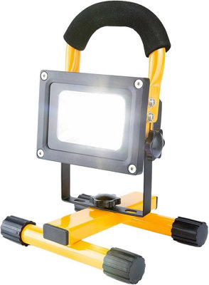 New 20w Bright Cob Led Rechargeable Cordless Portable Building Flood Light Camping
