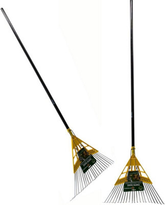 thumbnail image 2 of Milisten 22-Tine Garden Rake Head - Metal Leaf Rake Replacement For Lawn, Yard, Soil & Gardening 2 of 13