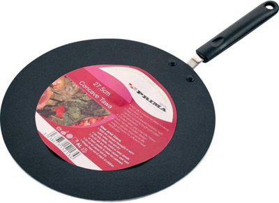 New 27.5cm Non Stick Tawa Cooking Kitchen Crepe Pan Dosa Pancake Handle