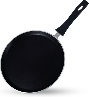 New 28.5cm Non Stick Classic Tawa Pan Easy Cooking Flat Handle Chapati