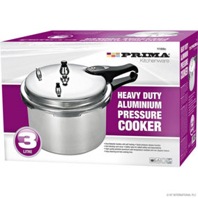 New 3 Litre Pressure Cooker Aluminium Kitchen Cooking Steamer Catering Handle