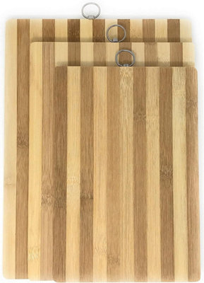 New 34cm Bamboo Chopping Board Kitchen Food Cutting Fruits Vegetables Non Toxic