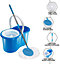 New 360 Spinning Rotating 2 Microfibre Cleaning Heads Spin Mop With Bucket Kitchen