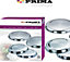 New 4 Pcs Stainless Steel Hob Cover Set Burner Protection Safety