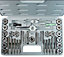 New 40pc Pro Tap And Die Set Metric Cuts Bolts Hard Wrench Case Engineers Kit M3-m12