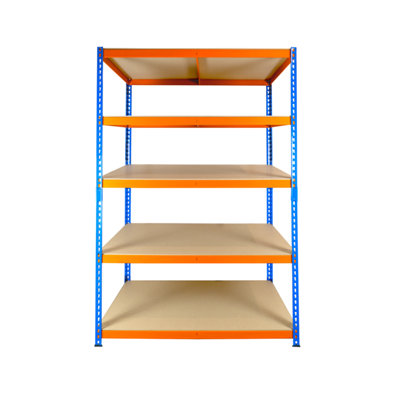 NEW 5 Tier Extra Heavy Duty Storage Racking 1800h x 1200w x 600d mm 300kg