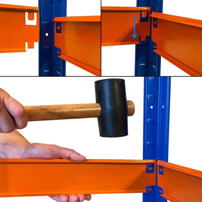 NEW 5 Tier Extra Heavy Duty Storage Racking 1800h x 900w x 300d mm 300kg