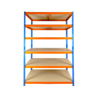 NEW 6 Tier Extra Heavy Duty Storage Racking 1800h x 1200w x 600d mm 300kg