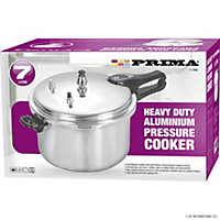 New 7 Litre Pressure Cooker Aluminium Kitchen Cooking Steamer Catering Handle