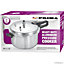New 9 Litre Pressure Cooker Aluminium Kitchen Cooking Steamer Catering Handle