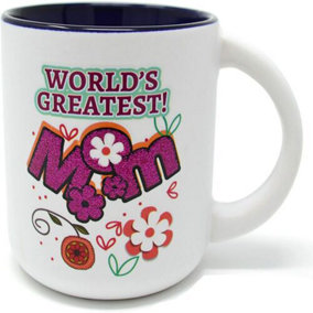 New 9Cm Worlds Greatest Mum Coffee Tea Mug Cup Xmas Gift Birthday Present Mother