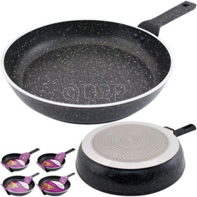 New Aluminium Non Stick Forged Marble Coated Cooking Frying Pan 20cm