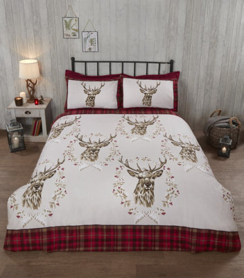 New Angus Stag Duvet Set by Rapport