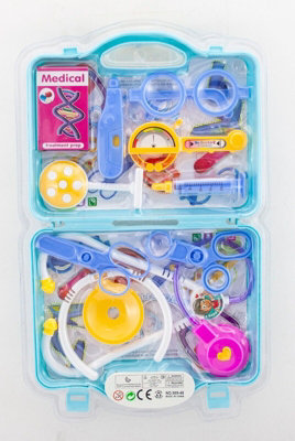 New Doctor Nurse Medical Set Carry Case Accessories Play Toy Kids Fun Xmas Gift