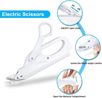 Generic Electric Scissors Fabric Scissors Rechargeable