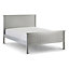 New England Dove Grey Lacquer Bed Frame - Single 3ft (90cm)