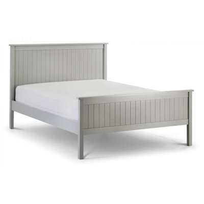 Black lacquer store bed frame