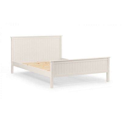 New England White Lacquer Bed Frame - King Size 5ft (150cm)