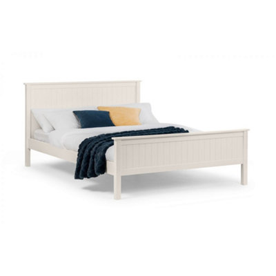 New England White Lacquer Bed Frame - Single 3ft (90cm)