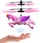 New Flying Unicorn Helicopter Toy For Kids Hand Sensor Horse Pink Fun Fairy Gift