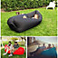 New Inflatable Lounger Portable Air Sofa Chair With Carry Bag For Outdoor Summer