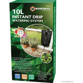 New Instant Drip Watering System Garden Outdoors Feed Plants Hang Resistant