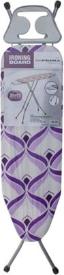 New Ironing Board Wide Adjustable Stand Modern Folding Household 30 X 97cm