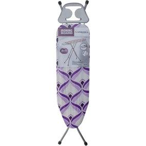 New Ironing Board Wide Adjustable Stand Modern Folding Household 30 X 97cm
